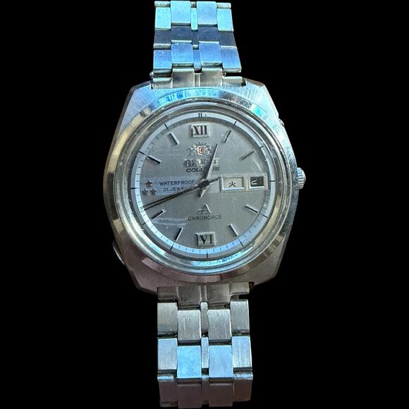Vintage Orient Chronoace College Day-Date Automatic 21 Jewels Men\'s Watch main image 5